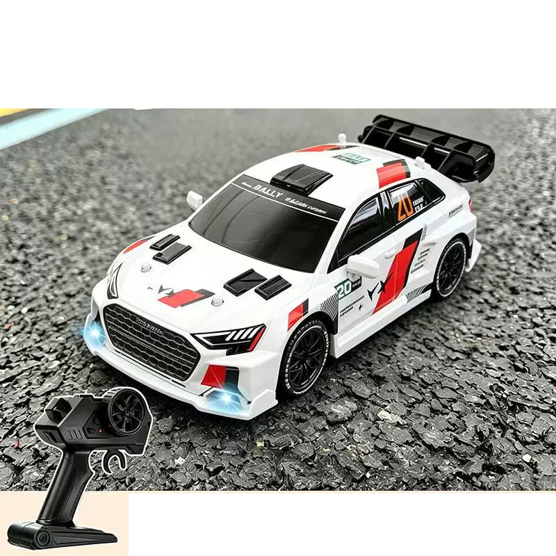 White A3-Style RC Rally Hatchback; one vehicle supplied per selected package