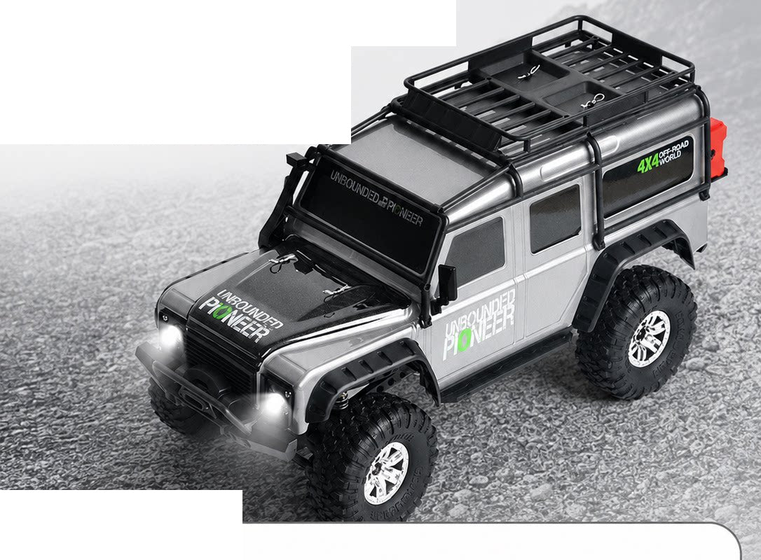 Silver 1:10 RC wagon vehicle body; battery package selected separately