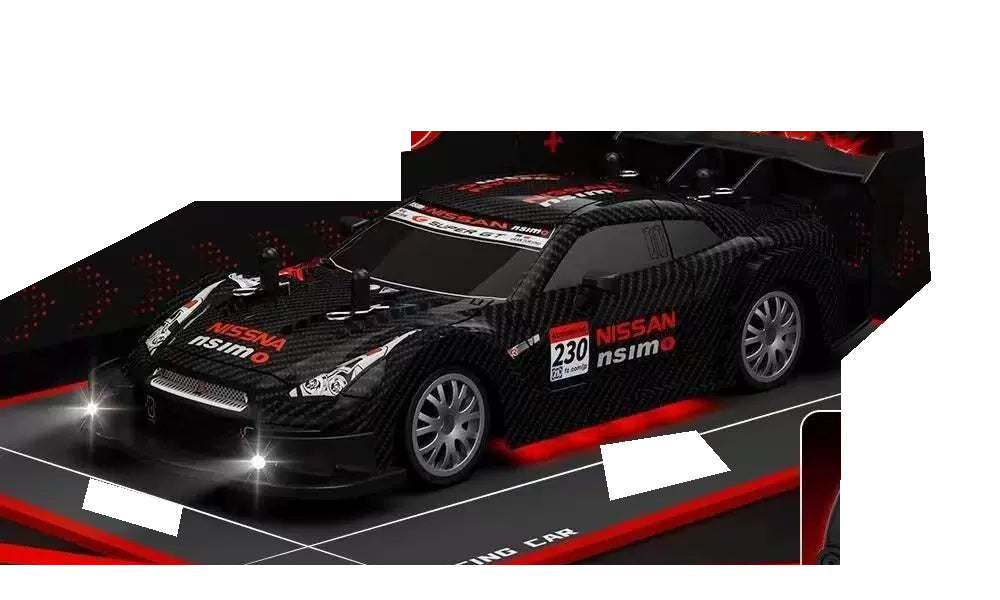 Black Large GT-R-Style RC Drift Coupe; one vehicle supplied per selected package
