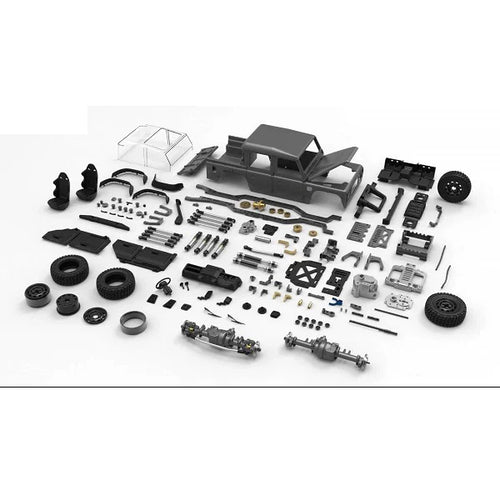 Capo CUB1 kit components laid out before assembly