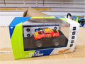 8024 Mini RC Monster Truck - Color Selection: Red 8024 RC truck and controller in its own retail packaging