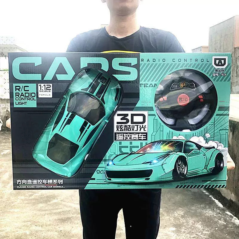 Blue coupe and controller in its exact source914 retail package.