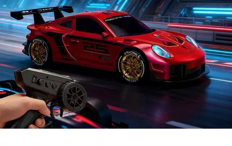 Red Red 911-Style 4WD RC Drift Coupe; one vehicle supplied per selected package