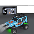 Mini RC SUV with Color and Trailer Choices: Blue mini RC SUV and its mini controller