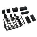 Roof rack and loose cargo-style decoration pieces.