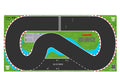 1206A printed RC track-mat layout.