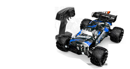 Blue Camouflage Blue Lightning 1:14 4WD RC Buggy; one vehicle supplied per selected package
