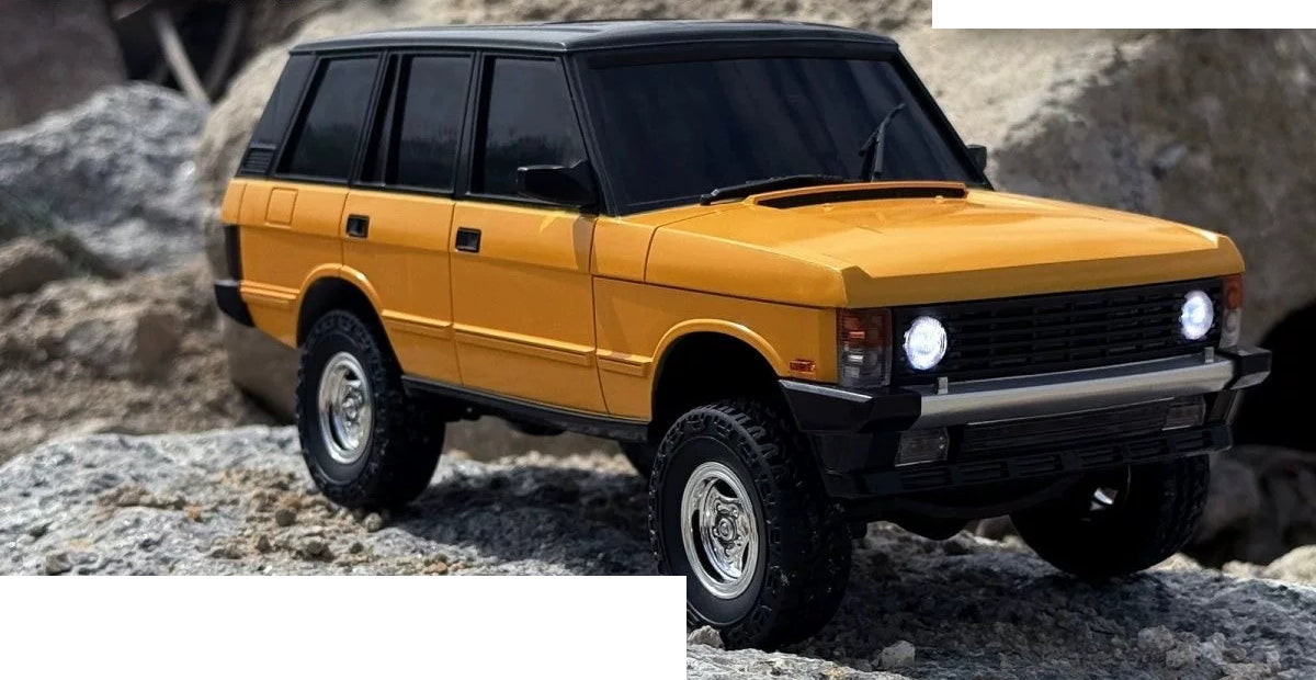 LDRC LD18401 1:18 RC SUV - Battery Packages: Yellow LD18401 brushed RC SUV, actual selected model body