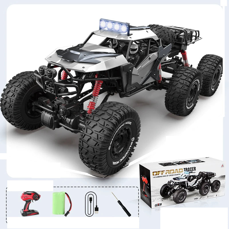 Large Six-Wheel RC Rock Crawler offered color exterior reference