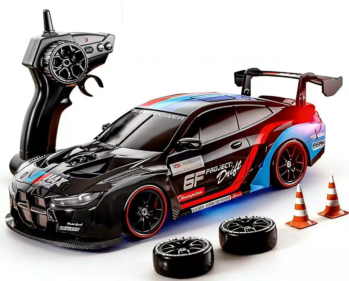Black GT3-Style RC Drift Coupe; one vehicle supplied per selected package
