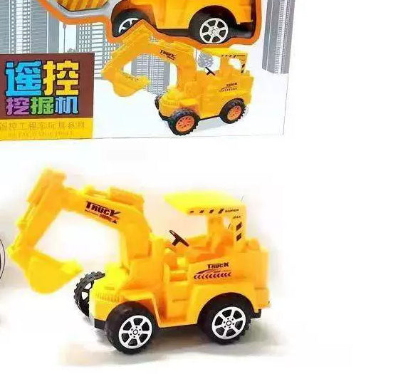 Loose wheeled-excavator body and boom detail from the same source.