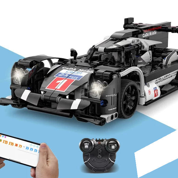 Formula-Style RC Brick Car - 427 Pieces: Brick connections, wheel structure and chassis detail from the same source reference.