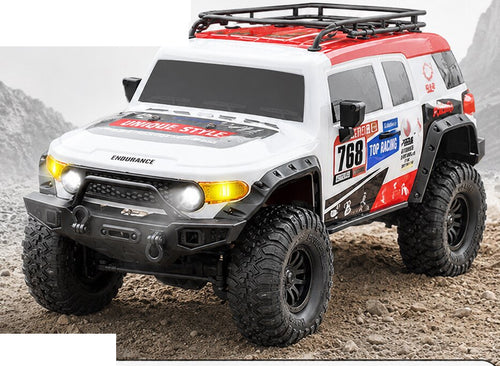 White Red Graphic 1:10 RC suv vehicle body; battery package selected separately