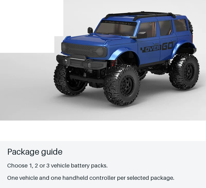 F202 4WD RC SUV - Blue and Red - package guide from source-backed facts