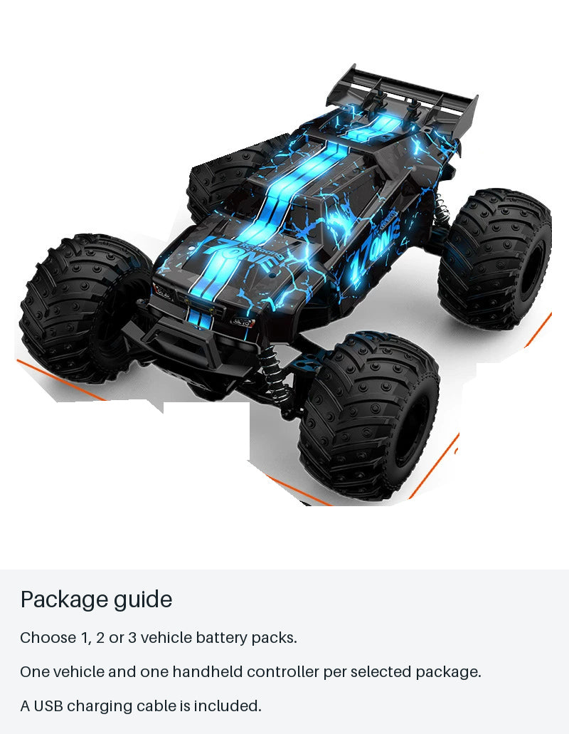 17ONE Rear-Drive RC Monster Truck - package guide from source-backed facts