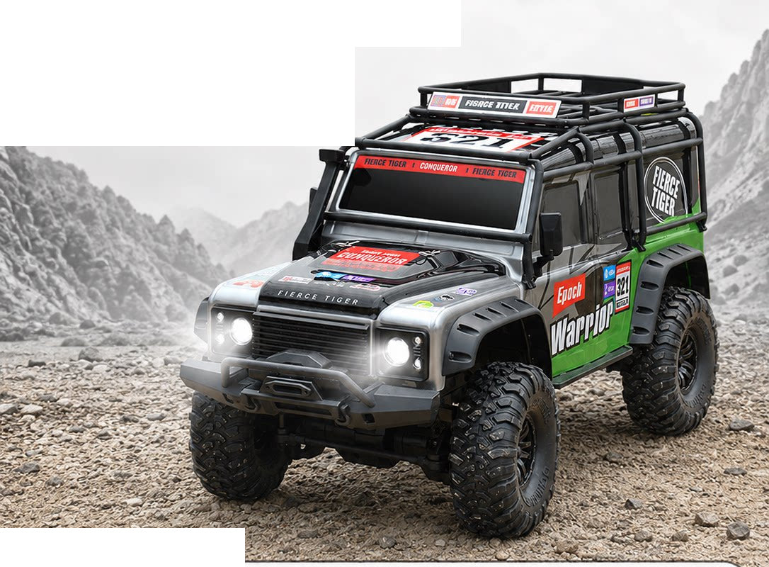 Black Green Graphic 1:10 RC wagon vehicle body; battery package selected separately