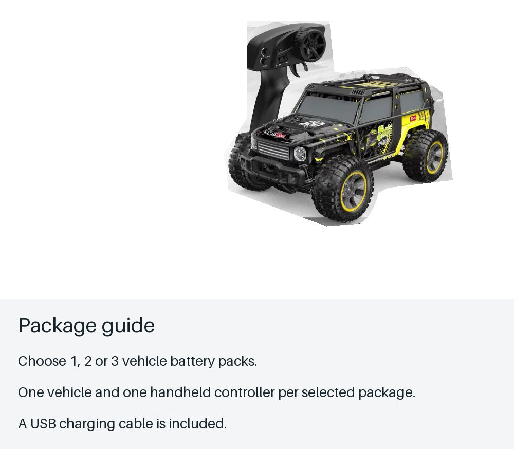 EXPLORER 1:10 4WD RC SUV - package guide from source-backed facts