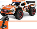 Orange RAPID Q130A vehicle and controller; battery count and shock package depend on the selected configuration