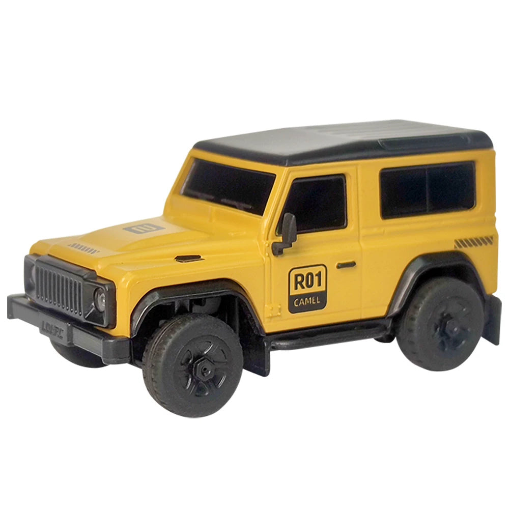 Yellow mini SUV sold without a controller.