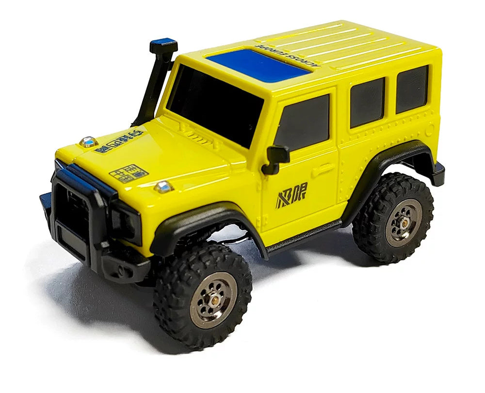 Lemon Yellow X43 1:43 RC crawler, BNR vehicle-only exterior; controller not included