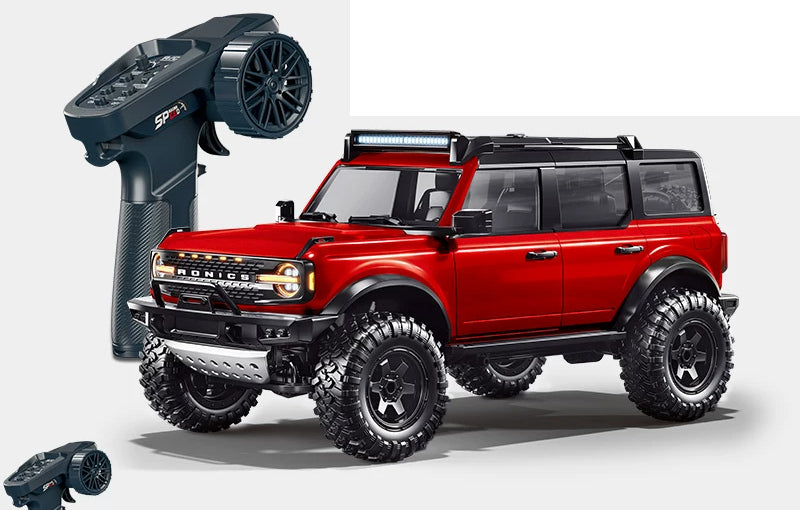 Red R22 RC crawler and controller